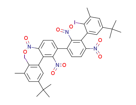 2,2'''-di-iodo-3,3'''-dimethyl-2',2'',6',6''-tetranitro-5,5'''-di-t-butyl-m-quaterphenyl