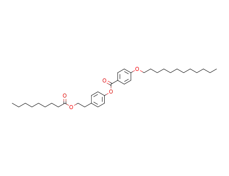4-Dodecyloxy-benzoic acid 4-(2-nonanoyloxy-ethyl)-phenyl ester