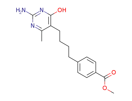 methyl 4-<4-(2-amino-4-methyl-6(1H)-oxopyrimidin-5-yl)butyl>benzoate