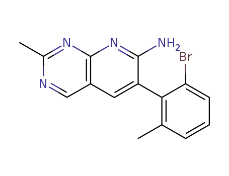 6-(2-Bromo-6-methyl-phenyl)-2-methyl-pyrido[2,3-d]pyrimidin-7-ylamine