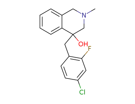 4-(4-chloro-2-fluorobenzyl)-2-methyl-1,2,3,4-tetrahydro-4(1H)-isoquinolinol