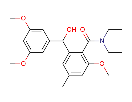 Benzamide,
2-[(3,5-dimethoxyphenyl)hydroxymethyl]-N,N-diethyl-6-methoxy-4-methyl
-
