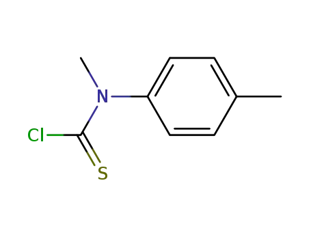 Molecular Structure of 55246-78-1 (N-METHYL-N-(4-METHYLPHENYL)THIOCARBAMOYL CHLORIDE)