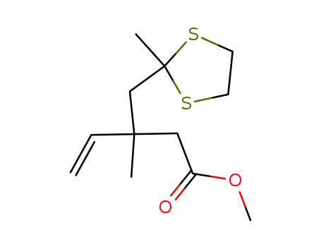 Methyl 5,5-(Ethylenedithio)-3-methyl-3-vinylhexanoate