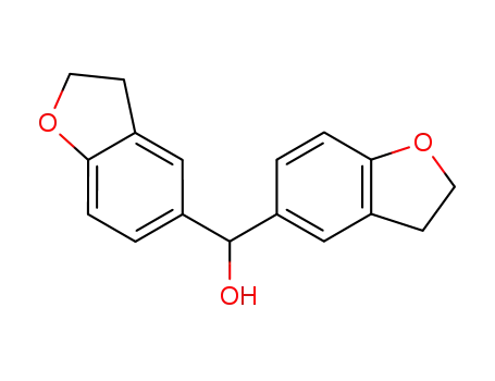 Molecular Structure of 87901-66-4 (5-Benzofuranmethanol, a-(2,3-dihydro-5-benzofuranyl)-2,3-dihydro-)