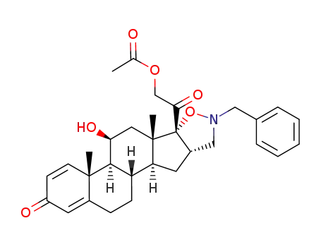 Acetic acid 2-((4aR,4bS,5S,6aS,6bR,9aS,10aS,10bS)-8-benzyl-5-hydroxy-4a,6a-dimethyl-2-oxo-2,4a,4b,5,6,6a,8,9,9a,10,10a,10b,11,12-tetradecahydro-7-oxa-8-aza-pentaleno[2,1-a]phenanthren-6b-yl)-2-oxo-ethyl ester