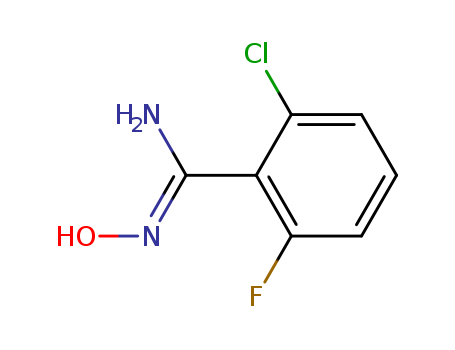 2-CHLORO-6-FLUORO-N-HYDROXY-BENZAMIDINE