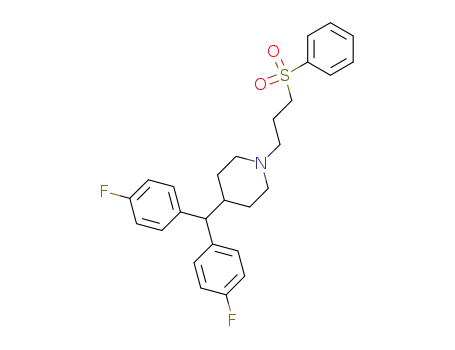 Piperidine, 4-[bis(4-fluorophenyl)methyl]-1-[3-(phenylsulfonyl)propyl]-