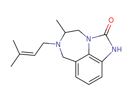 Imidazo[4,5,1-jk][1,4]benzodiazepin-2(1H)-one,4,5,6,7-tetrahydro-5-methyl-6-(3-methyl-2- butenyl)-