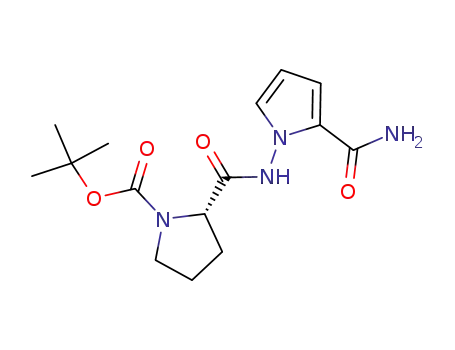 (S)-tert-butyl 2-(2-carbamoyl-1H-pyrrol-1-ylcarbamoyl)pyrrolidine-1-carboxylate