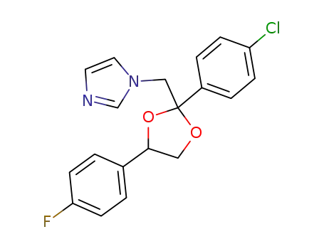1-[2-(4-chloro-phenyl)-4-(4-fluoro-phenyl)-[1,3]dioxolan-2-ylmethyl]-1<i>H</i>-imidazole