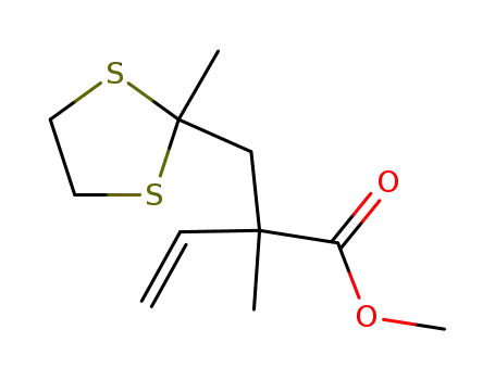 Methyl 4,4-(Ethylenedithio)-2-methyl-2-vinylpentanoate