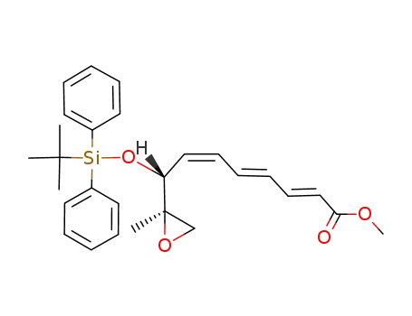 Methyl (8R)-tert-butyldiphenylsiloxy-(9R),10-epoxy-9-methyldeca-(2E,4E,6Z)-trienoate