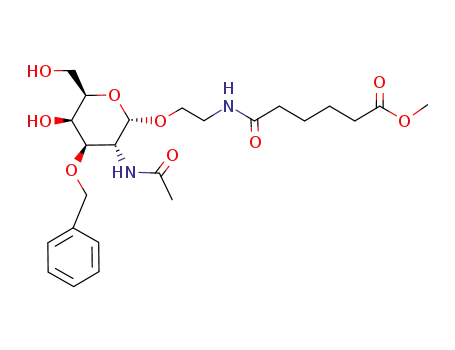 <2-(4-Methoxycarbonylbutancarboxamido)ethyl>-2-acetamido-3-O-benzyl-2-desoxy-α-D-galactopyranosyd