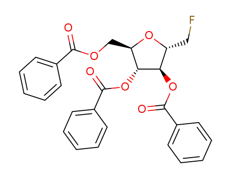 2,5-anhydro-3,4,6-tri-O-benzoyl-1-fluoro-D-mannitol