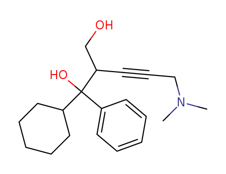 1-Cyclohexyl-2-(3-dimethylamino-prop-1-ynyl)-1-phenyl-propane-1,3-diol