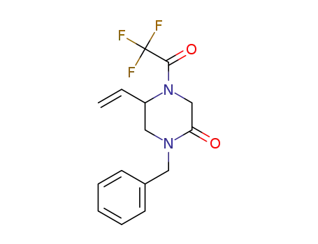1-benzyl-4-trifluoracetyl-5-vinylpiperazin-2-one