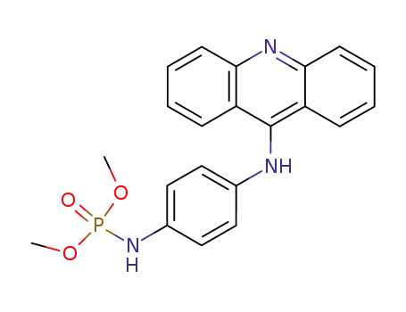 Phosphoramidic acid, [4-(9-acridinylamino)phenyl]-, dimethyl ester