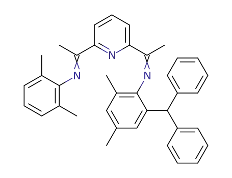 2-(1-(4,6-dimethyl-2-benzhydrylphenylimino)ethyl)-6-(1-(2,6-dimethylphenylimino)ethyl)pyridine
