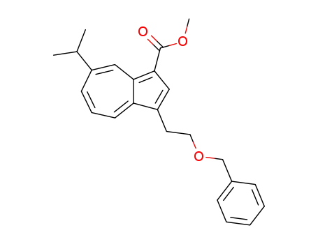 1-Azulenecarboxylic acid, 7-(1-methylethyl)-3-[2-(phenylmethoxy)ethyl]-,
methyl ester