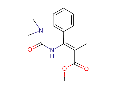 2-Propenoic acid,
3-[[(dimethylamino)carbonyl]amino]-2-methyl-3-phenyl-, methyl ester