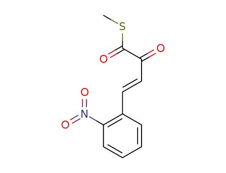 (E)-S-methyl 4-(2-nitrophenyl)-2-oxobut-3-enethioate