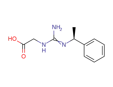 Glycine, N-[imino[(1-phenylethyl)amino]methyl]-, (S)-