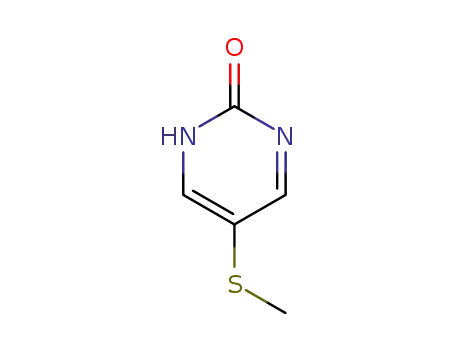Molecular Structure of 75670-14-3 (2(1H)-Pyrimidinone, 5-(methylthio)- (9CI))