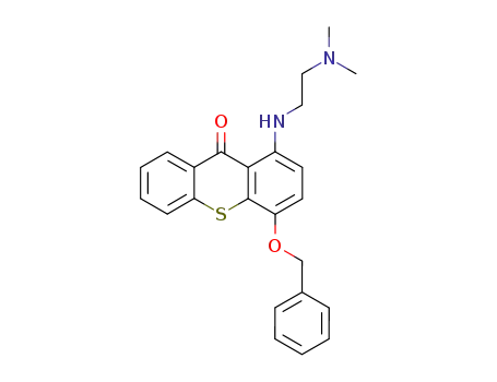 Molecular Structure of 80568-25-8 (4-Benzyloxy-1-(2-dimethylamino-ethylamino)-thioxanthen-9-one)