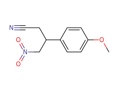 3-(4-Methoxy-phenyl)-4-nitro-butyronitrile