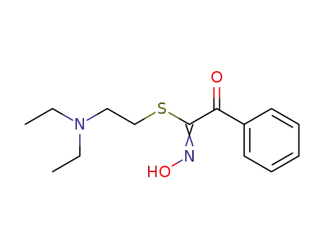 Benzeneethanimidothioic acid, N-hydroxy-a-oxo-, 2-(diethylamino)ethyl
ester