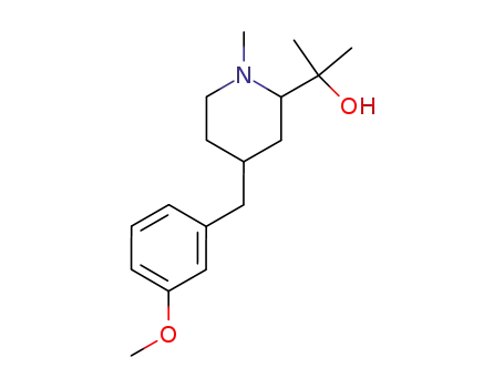 2-(1-hydroxy-1-methylethyl)-4-(3-methoxybenzyl)-1-methylpiperidine