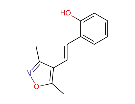 2-[(E)-2-(3,5-Dimethyl-isoxazol-4-yl)-vinyl]-phenol