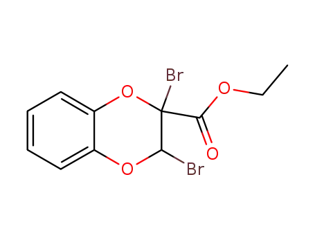 1,4-Benzodioxin-2-carboxylic acid, 2,3-dibromo-2,3-dihydro-, ethyl
ester