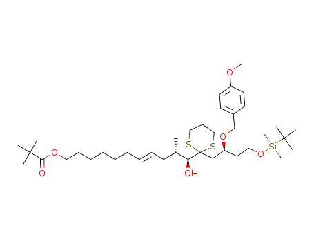 (10S,E)-11-(2-((S)-4-((tert-butyldimethylsilyl)oxy)-2-((4-methoxybenzyl)oxy)butyl)-1,3-dithian-2-yl)-11-hydroxy-10-methylundec-7-en-1-yl pivalate