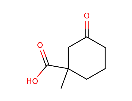 Cyclohexanecarboxylic acid, 1-methyl-3-oxo-