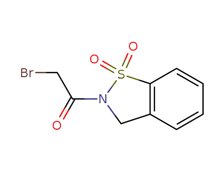 2-bromo-1-(1,1-dioxidobenzo[d]isothiazol-2(3H)-yl)ethanone