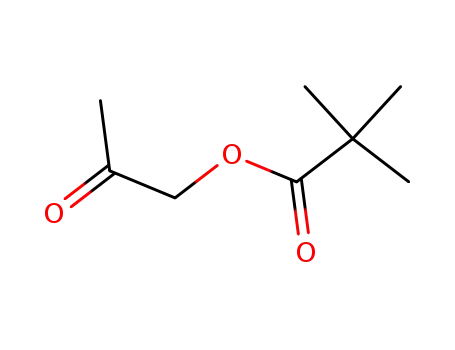 Molecular Structure of 62047-55-6 (Propanoic acid, 2,2-dimethyl-, 2-oxopropyl ester)