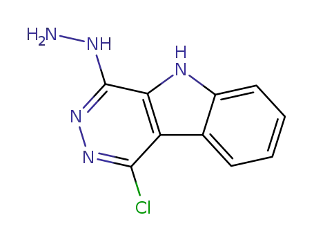 4H-Pyridazino(4,5-b)indol-4-one, 3,5-dihydro-1-chloro-, hydrazone