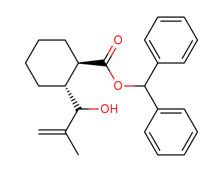 (1R,2R)-2-(1-Hydroxy-2-methyl-allyl)-cyclohexanecarboxylic acid benzhydryl ester