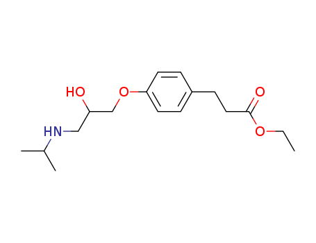 Benzenepropanoic acid,4-[2-hydroxy-3-[(1- methylethyl)amino]propoxy]-,ethyl ester
