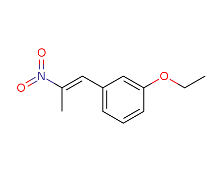 Molecular Structure of 134040-22-5 (Benzene, 1-ethoxy-3-(2-nitro-1-propenyl)-, (E)- (9CI))