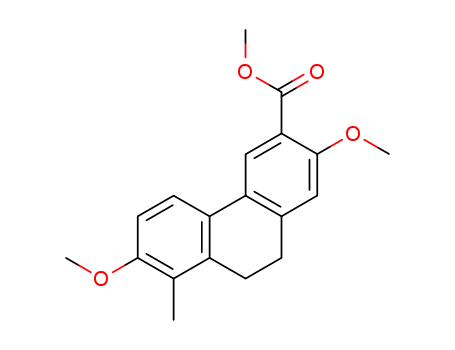 3-Phenanthrenecarboxylic acid, 9,10-dihydro-2,7-dimethoxy-8-methyl-,

methyl ester