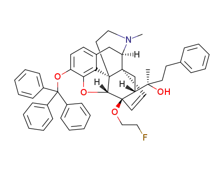 6-O-(2-fluoroethyl)-3-O-trityl-6-O-desmethyl phenethyl-orvinol