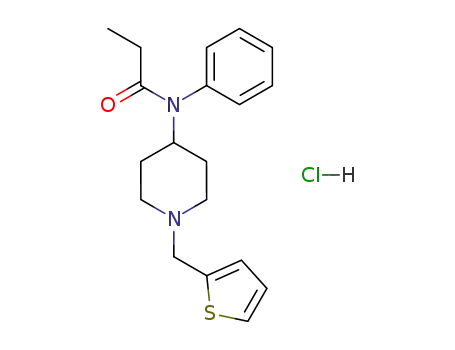 Molecular Structure of 117332-93-1 (Thienyl Fentanyl Hydrochloride)