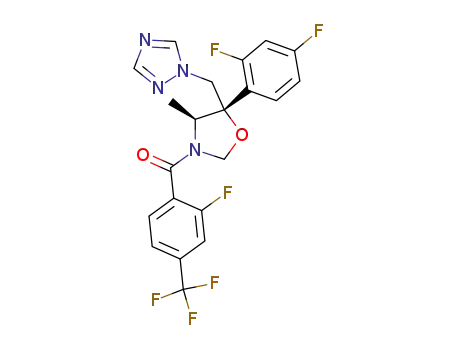 [(4S,5S)-5-(2,4-Difluoro-phenyl)-4-methyl-5-[1,2,4]triazol-1-ylmethyl-oxazolidin-3-yl]-(2-fluoro-4-trifluoromethyl-phenyl)-methanone