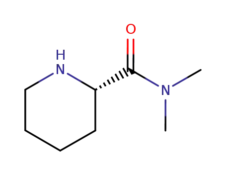 Molecular Structure of 773047-06-6 (2-Piperidinecarboxamide,N,N-dimethyl-,(2S)-(9CI))