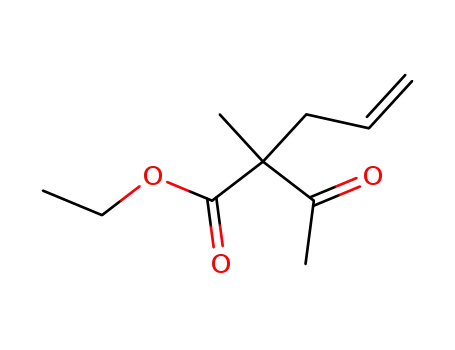 Molecular Structure of 3132-76-1 (4-Pentenoic acid, 2-acetyl-2-methyl-, ethyl ester)