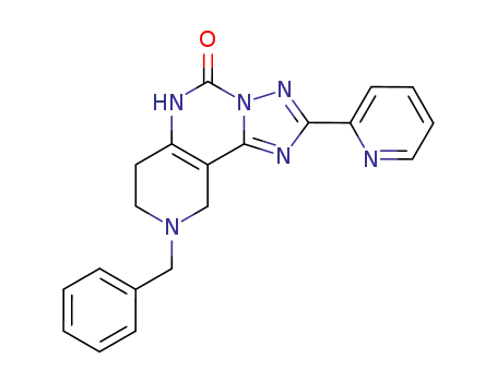 9-benzyl-2-(2-pyridyl)-7,8,9,10-tetrahydropyrido[3,4-e][1,2,4]triazolo[1,5-c]pyrimidin-5(6H)one