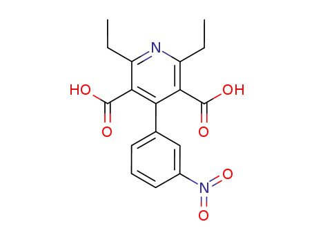 3,5-Pyridinedicarboxylic acid, 2,6-diethyl-4-(3-nitrophenyl)-
